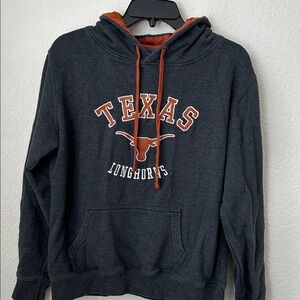 Texas Longhorns Dark Gray and Burnt Orange Hoodie